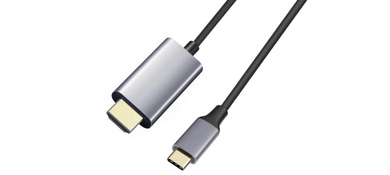 PREMIUMCORD Kabel USB3.1 typ-C na HDMI, 1,8m rozlišení obrazu 4K*2K@60Hz Aluminium