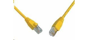 Solarix Patch kabel CAT5E SFTP PVC 10m žlutý snag-proof C5E-315YE-10MB