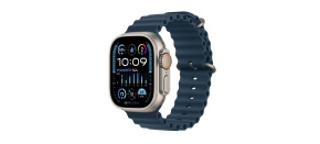 APPLE Watch Ultra 2 GPS + Cellular, 49mm Titanium Case with Blue Ocean Band