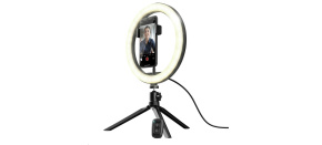 TRUST kruhové světlo Maku Ring Light Vlogging Kit