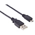 PREMIUMCORD Kabel USB 2.0 A-Micro B propojovací 0,2m (černý)