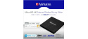 VERBATIM externí mechanika Ultra HD 4K Blu-ray External Slimline Writer (USB 3.1, USB-C) + zdarma 25GB médium +NERO