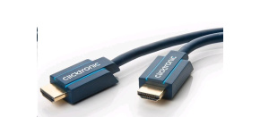 CLICTRONIC Kabel HQ HDMI 1,5m High Speed + Ethernet (v1.4) 3D, zlacené konektory, dvojité stínění, záruka 10 let