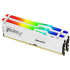 KINGSTON DIMM DDR5 16GB (Kit of 2) 5200MT/s CL40 FURY Beast Bílá RGB XMP