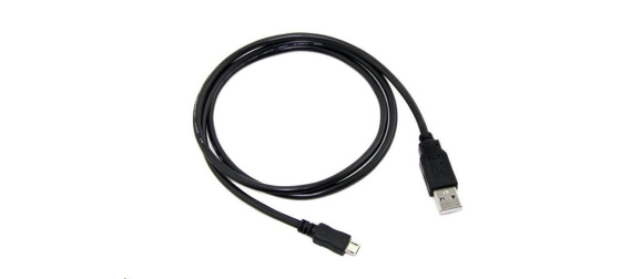 C-TECH kabel USB 2.0 AM/Micro, 0,5m, černý