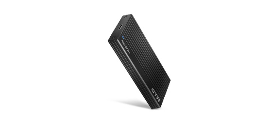 AXAGON EEM2-GTR, USB-C 3.2 Gen 2 - M.2 NVMe SSD kovový THIN RIB box