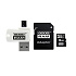 GOODRAM microSDHC karta 16GB M1A4 All-in-one (R:100/W:10 MB/s), UHS-I Class 10, U1 + Adapter + OTG card reader/čtečka