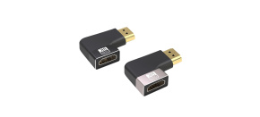 PREMIUMCORD Adaptér spojka 8K HDMI A - HDMI A, F/M, do úhlu 90° - pravá
