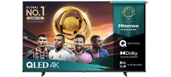 Hisense 55 TV, 4K Ultra HD, HDR, Dolby Vision, Miracast, herní režim, Apple Airplay 2