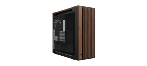 ASUS case PROART PA602 WALNUT WOOD MODERN TG, Mid Tower, průhledná bočnice, černá