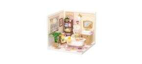 RoboTime Miniatura domečku Dívčí koupelna