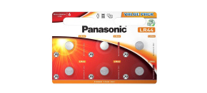 Panasonic knoflíková baterie LR44EL/6BP (Blistr 6 ks) Panasonic knoflíková baterie LR44EL/6BP (Blistr 6 ks)