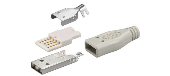 goobay Konektor USB typu A samec pájecí konektor (jen po 10ks)