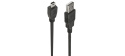 PREMIUMCORD Kabel USB 2.0 A-Mini B (5pin) propojovací 0,2m