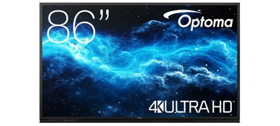 Optoma 3862RK IFPD 86" -  interaktivní dotykový, 4K UHD, multidotyk 40prstu, Android 11, 4GB RAM/ 32GM ROM,