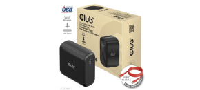 Club3D cestovní nabíječka 100W GAN technologie, USB-IF TID certified, USB Type-C, Power Delivery(PD) 3.0 Support