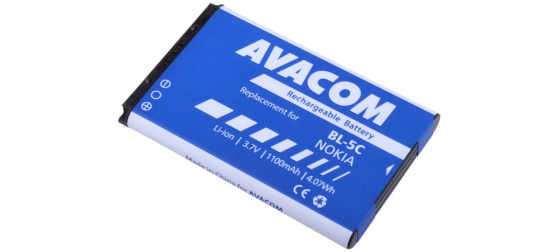 AVACOM baterie do mobilu Nokia 6230, N70, Li-Ion 3,7V 1100mAh (náhrada BL-5C)