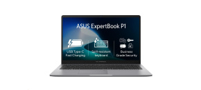ASUS NTB ExpertBook P1 (P1503CVA-S7I38256X), i3-1315U, 15.6" FHD, 8GB, 256GB SSD, UHD, W11 Pro, Misty Grey ASUS NTB ExpertBook P1 (P1503CVA-S7I38256X), i3-1315U, 15.6" FHD, 8GB, 256GB SSD, UHD, W11 Pro, Misty Grey