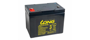 Long 12V 75Ah olověný akumulátor Deep Cycle AGM M6 (KPH75-12NE)