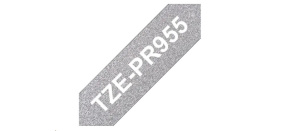 BROTHER TZe-PR955- kazeta TZ šířky 24mm, laminovaná TZe-PR955 PREMIUM SILVER / stříbrná páska / bílé písmo BROTHER TZe-PR955- kazeta TZ šířky 24mm, laminovaná TZe-PR955 PREMIUM SILVER / stříbrná páska / bílé písmo