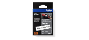 BROTHER TZEFX211 - kazeta TZ šířky 6mm, flexibilní páskou TZE-FX211, bílá/černé písmo BROTHER TZEFX211 - kazeta TZ šířky 6mm, flexibilní páskou TZE-FX211, bílá/černé písmo