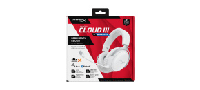 HyperX Cloud III S Wireless White Gaming Headset