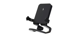 1stCOOL bezdrátová přenosná QI nabíječka 15W, panáček, USB-C, černá 1stCOOL bezdrátová přenosná QI nabíječka 15W, panáček, USB-C, černá