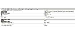 NVIDIA L20 48GB PCIe GPU Accelerator for HPE NVIDIA L20 48GB PCIe GPU Accelerator for HPE