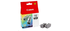Canon CARTRIDGE BCI-15BK černá TWIN-PACK pro i70, i80, iP90, Bubble Jet i70, i80 (390 str.)