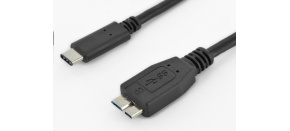 PremiumCord Kabel USB 3.1 konektor C/male - USB 3.0 konektor Micro-B/male, 0.6m
