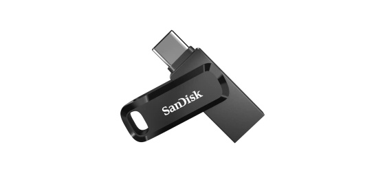 SanDisk Flash Disk 32GB Ultra Dual Drive Go, USB-C 3.2, Černá