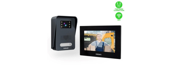 EVOLVEO DoorPhone AP1- 2 drátový videotelefon s aplikací, černá