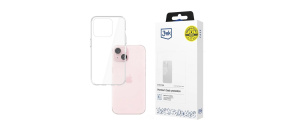 3mk ochranný kryt Armor Case pro Apple iPhone 15, čirá