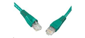Solarix Patch kabel CAT5E UTP PVC 0,5m zelený snag-proof C5E-114GR-0,5MB