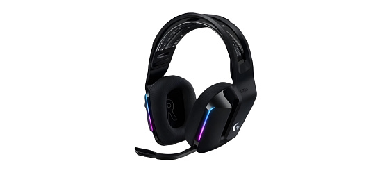 Logitech herní sluchátka G733, LIGHTSPEED Wireless RGB Gaming Headset, EMEA, black
