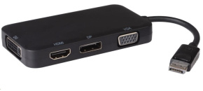 PREMIUMCORD adaptér DisplayPort - DP + HDMI + DVI + VGA , 1080p, 4K*2K PREMIUMCORD adaptér DisplayPort - DP + HDMI + DVI + VGA , 1080p, 4K*2K