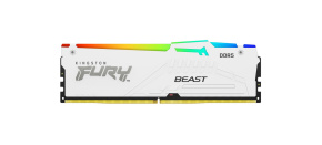 KINGSTON DIMM DDR5 16GB 6400MT/s CL32 Non-ECC FURY Beast RGB EXPO, Bílá KINGSTON DIMM DDR5 16GB 6400MT/s CL32 Non-ECC FURY Beast RGB EXPO, Bílá