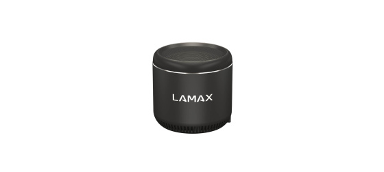 LAMAX Sphere2 Mini – ultrakompaktní Bluetooth 5.1 reproduktor s USB-C, 5 W, TWS, BeatBass, černý