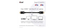 Club3D Adaptér HDMI 2.1 Ultra Rychlý HDMI™ Certifikovaný 4K120Hz, 8K60Hz, 48Gbps (M/M 1.5 m/4.92 ft), 28 AWG