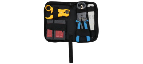 XtendLan sada nářadí v textilním pouzdře pro strukturované sítě (kleště, narážeč, stripovací nástroj, tester) XtendLan sada nářadí v textilním pouzdře pro strukturované sítě (kleště, narážeč, stripovací nástroj, tester)