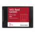Bazar WD RED SSD 3D NAND WDS200T2R0A 2TB SATA/600, (R:560, W:530MB/s), 2.5" poškozen obal