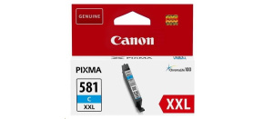 Canon CARTRIDGE CLI-581XXL azurová pro PIXMA TS615x, TS625x, TS635x, TR7550, TS815x (820str.) Canon CARTRIDGE CLI-581XXL azurová pro PIXMA TS615x, TS625x, TS635x, TR7550, TS815x (820str.)