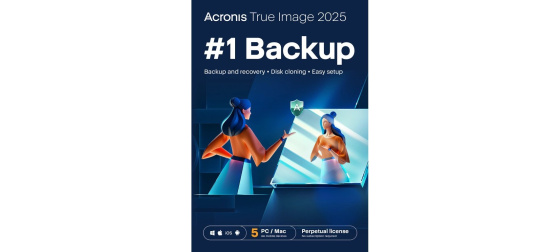 Acronis True Image 2025 - 5 Computer ESD, Perpetual