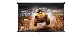 Nástěnné projekční plátno AVELI, 265x149cm (16:9) 120", černý tubus Nástěnné projekční plátno AVELI, 265x149cm (16:9) 120", černý tubus