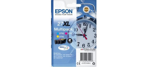 EPSON ink Multipack 3-colour "Budík" 27XL DURABrite Ultra Ink