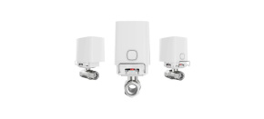 Ajax  WaterStop [1] ASP white (52267) - Dálkově ovládaný uzavírací ventil vody (1“)