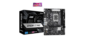 ASRock MB Sc LGA1700 B760M-H2/M.2, Intel B760, 2xDDR5, 2xHDMI, mATX