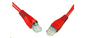 Solarix Patch kabel CAT5E UTP PVC 15m červený snag-proof C5E-114RD-15MB