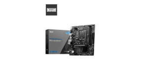 MSI MB Sc LGA1700 PRO H610M-E, Intel H610, 2xDDR5, 1xHDMI, 1xVGA, mATX