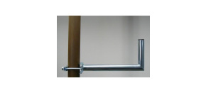 Držák antény na stožár, galvanický zinek, délka 40cm Držák antény na stožár, galvanický zinek, délka 40cm